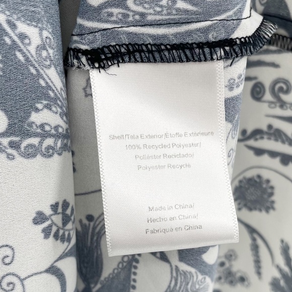 Modcloth White Blue‎ Floral Button Up Collared Dress Size XS - Picture 4 of 9